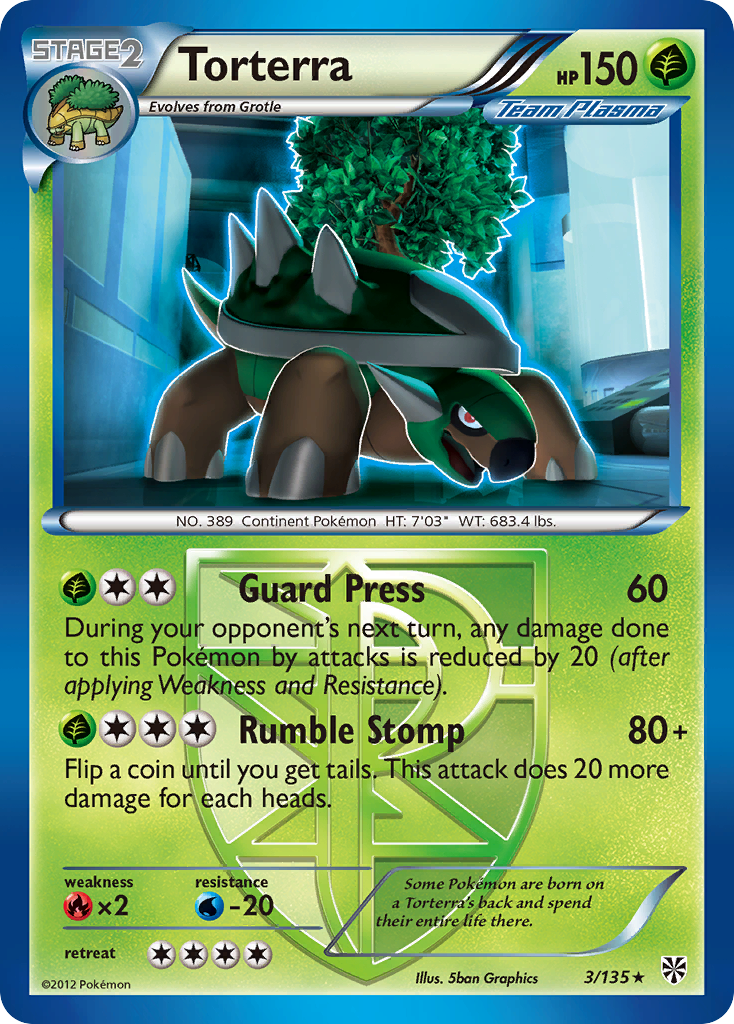 Torterra (3/135) [Black & White: Plasma Storm] | Amazing Games TCG