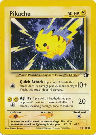 Pikachu (70/111) [Neo Genesis Unlimited] | Amazing Games TCG