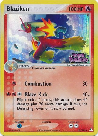 Blaziken (20/110) (Stamped) [EX: Holon Phantoms] | Amazing Games TCG