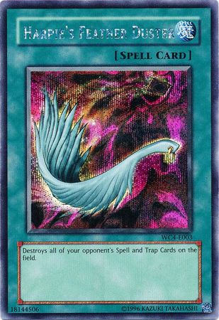 Harpie's Feather Duster [WC4-E003] Prismatic Secret Rare | Amazing Games TCG