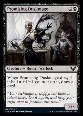 Promising Duskmage [Strixhaven: School of Mages] | Amazing Games TCG