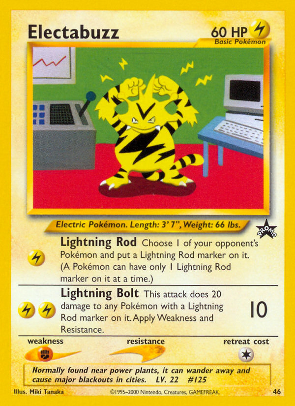 Electabuzz (46) [Wizards of the Coast: Black Star Promos] | Amazing Games TCG