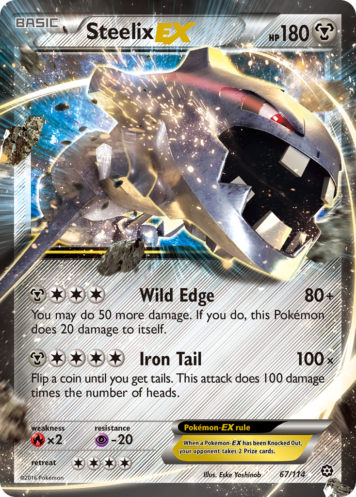 Steelix EX (67/114) [XY: Steam Siege] | Amazing Games TCG