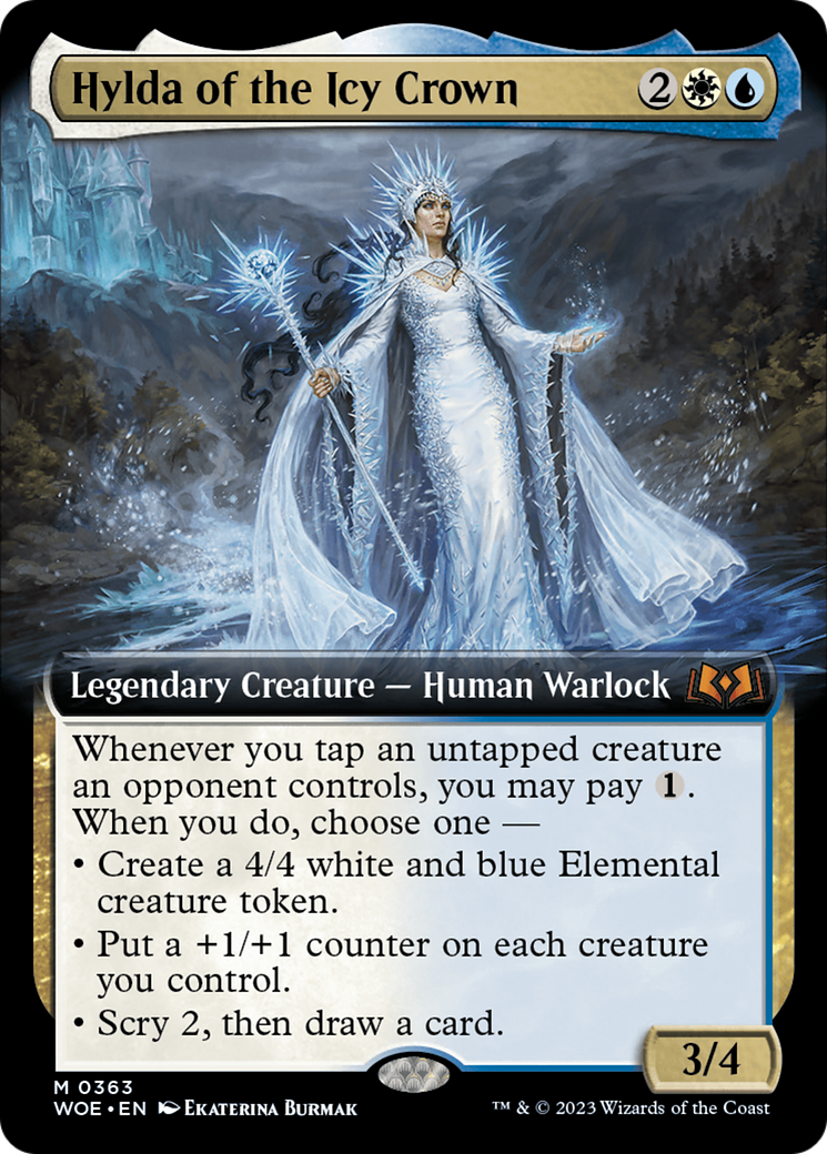 Hylda of the Icy Crown (Extended Art) [Wilds of Eldraine] | Amazing Games TCG