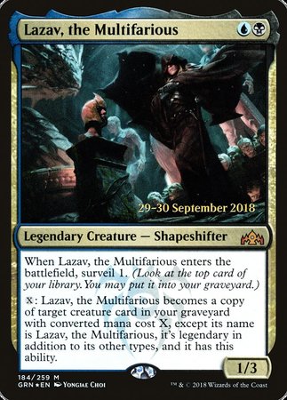 Lazav, the Multifarious [Guilds of Ravnica Promos] | Amazing Games TCG
