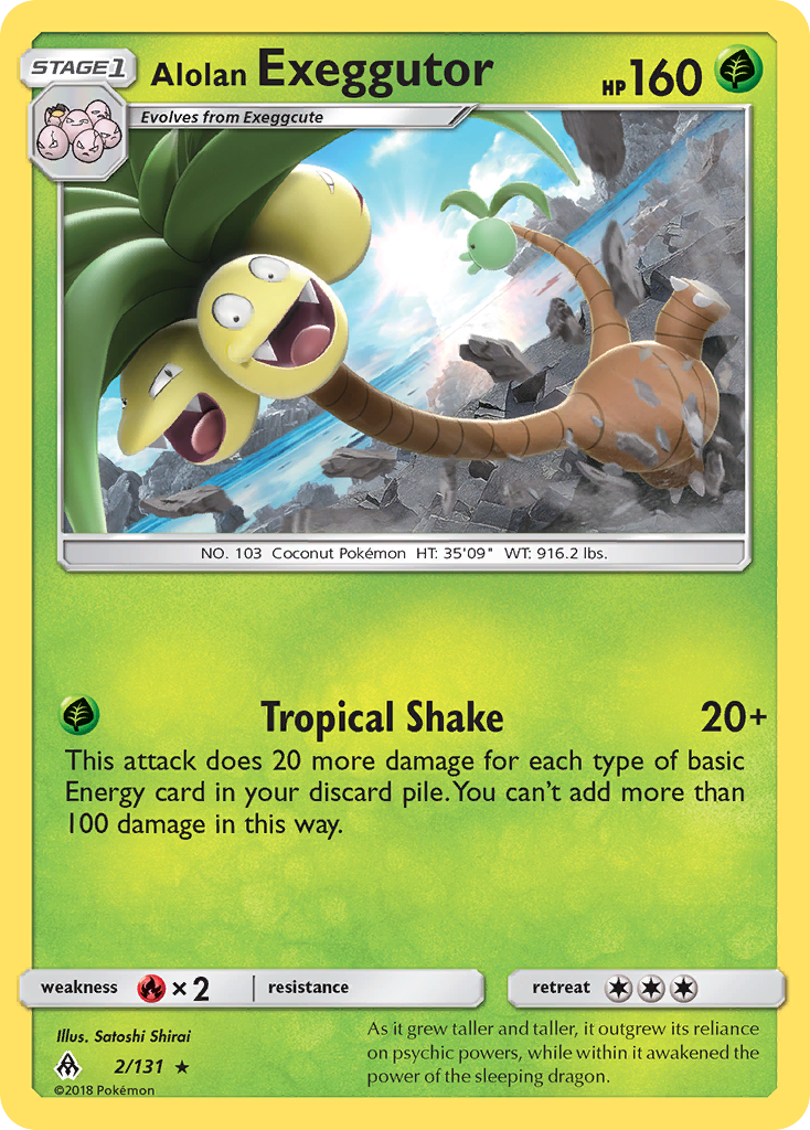 Alolan Exeggutor (2/131) [Sun & Moon: Forbidden Light] | Amazing Games TCG