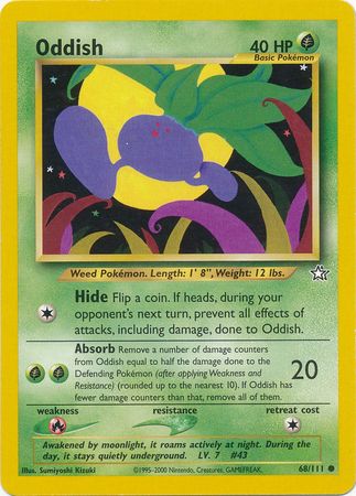 Oddish (68/111) [Neo Genesis Unlimited] | Amazing Games TCG