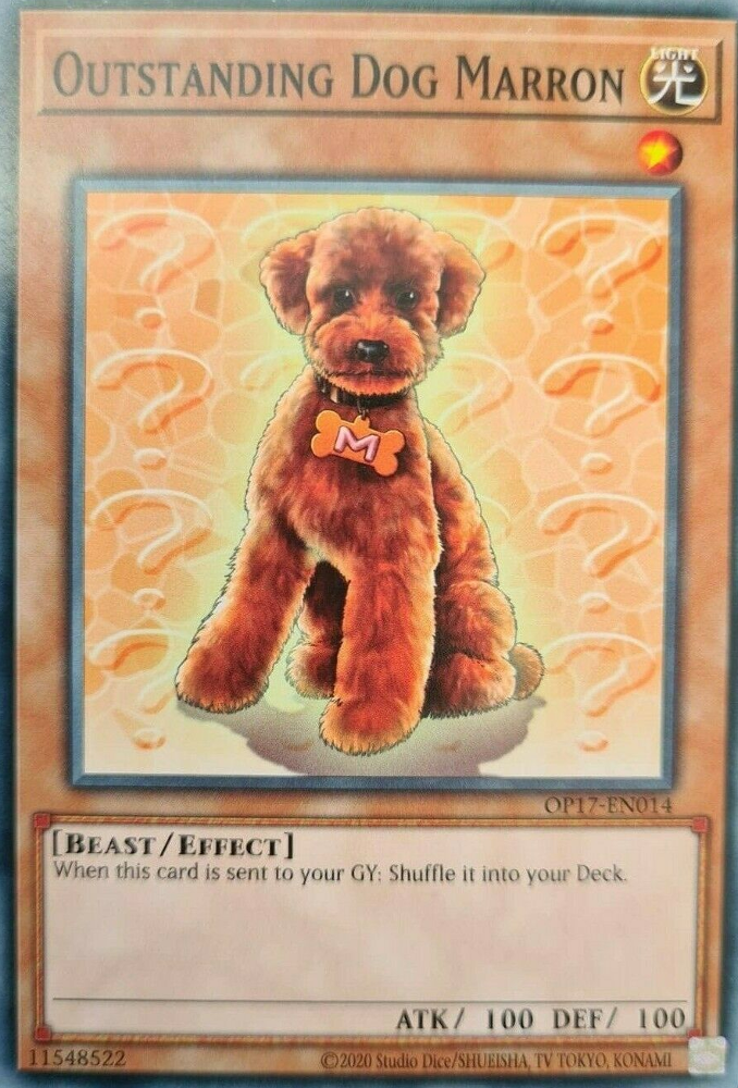 Outstanding Dog Marron [OP17-EN014] Common | Amazing Games TCG