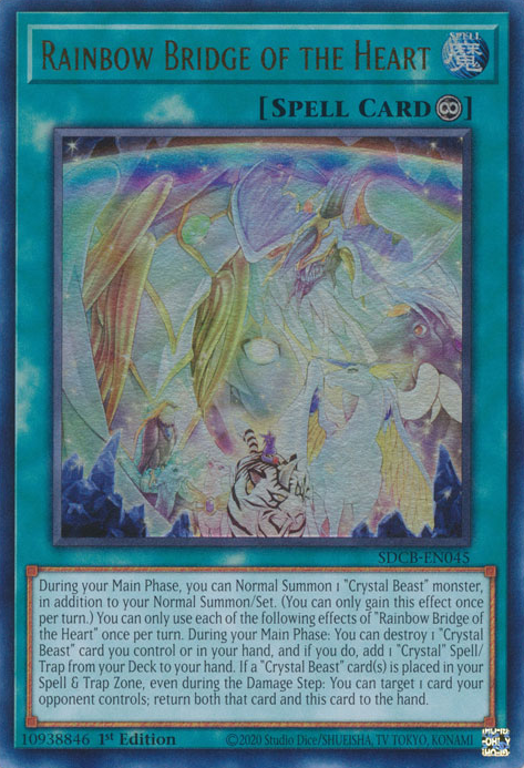 Rainbow Bridge of the Heart [SDCB-EN045] Ultra Rare | Amazing Games TCG