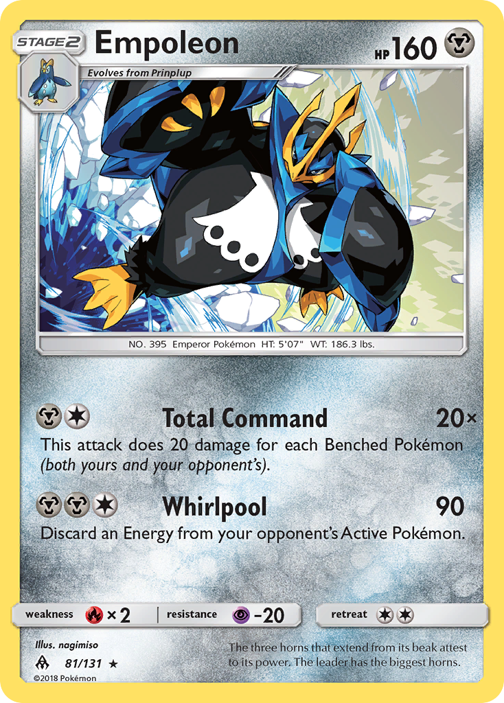 Empoleon (81/131) [Sun & Moon: Forbidden Light] | Amazing Games TCG