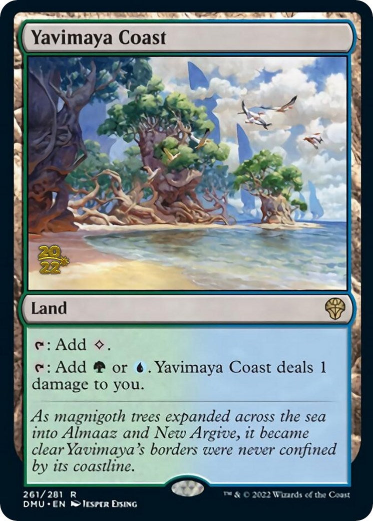 Yavimaya Coast [Dominaria United Prerelease Promos] | Amazing Games TCG