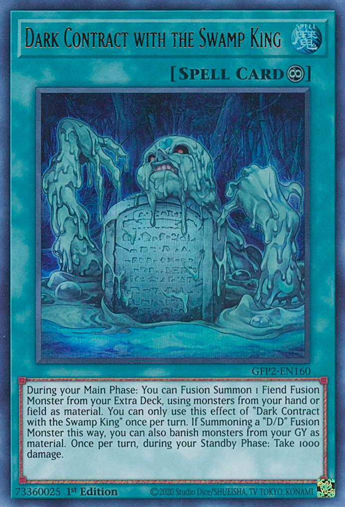 Dark Contract with the Swamp King [GFP2-EN160] Ultra Rare | Amazing Games TCG