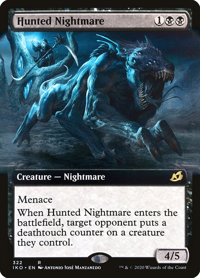 Hunted Nightmare (Extended Art) [Ikoria: Lair of Behemoths] | Amazing Games TCG