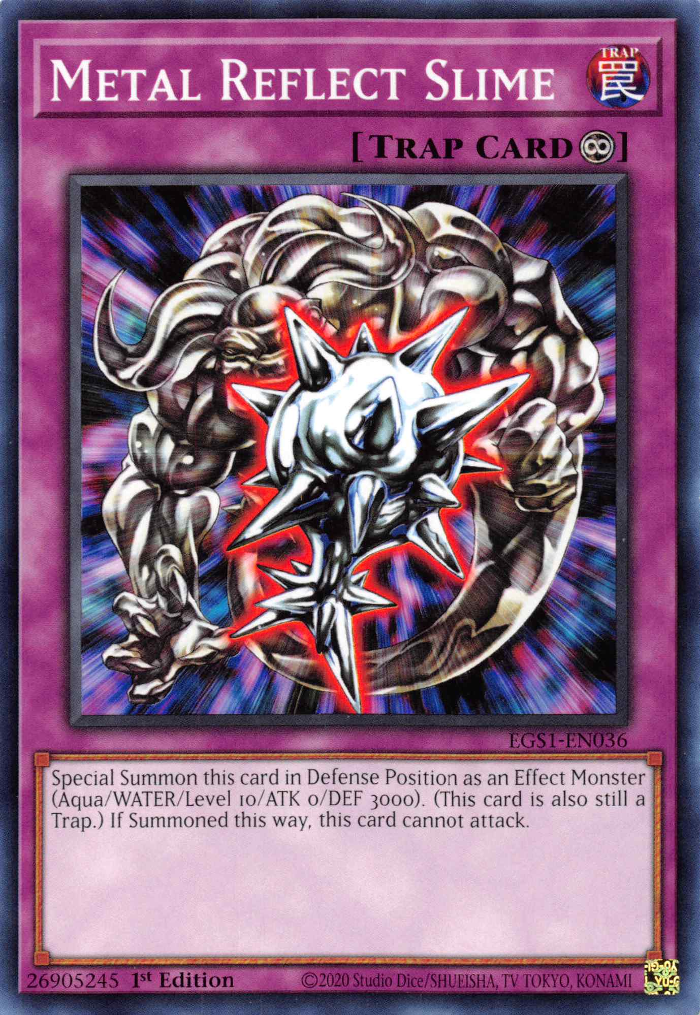 Metal Reflect Slime [EGS1-EN036] Common | Amazing Games TCG