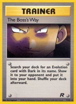 The Boss's Way (73/82) [Team Rocket Unlimited] | Amazing Games TCG