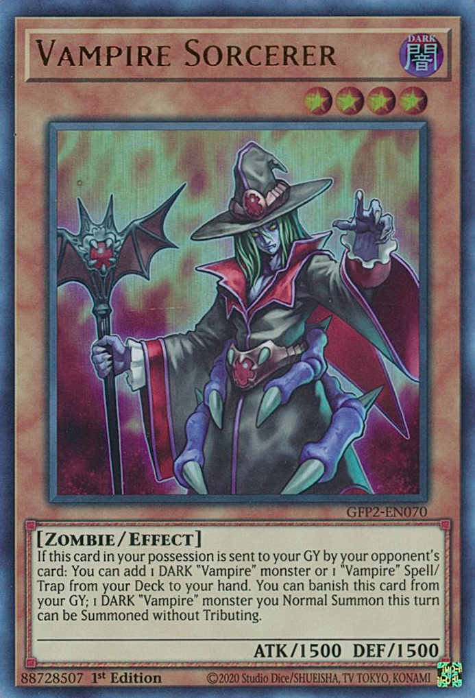 Vampire Sorcerer [GFP2-EN070] Ultra Rare | Amazing Games TCG