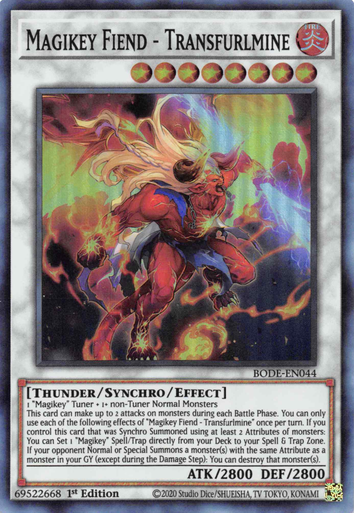 Magikey Fiend - Transfurlmine [BODE-EN044] Super Rare | Amazing Games TCG