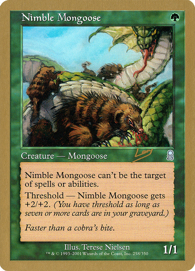 Nimble Mongoose (Raphael Levy) [World Championship Decks 2002] | Amazing Games TCG