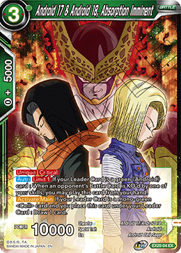 Android 17 & Android 18, Absorption Imminent (EX20-04) [Ultimate Deck 2022] | Amazing Games TCG