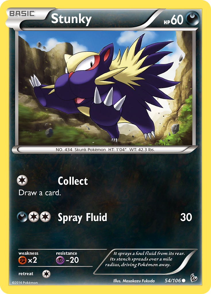 Stunky (54/106) [XY: Flashfire] | Amazing Games TCG