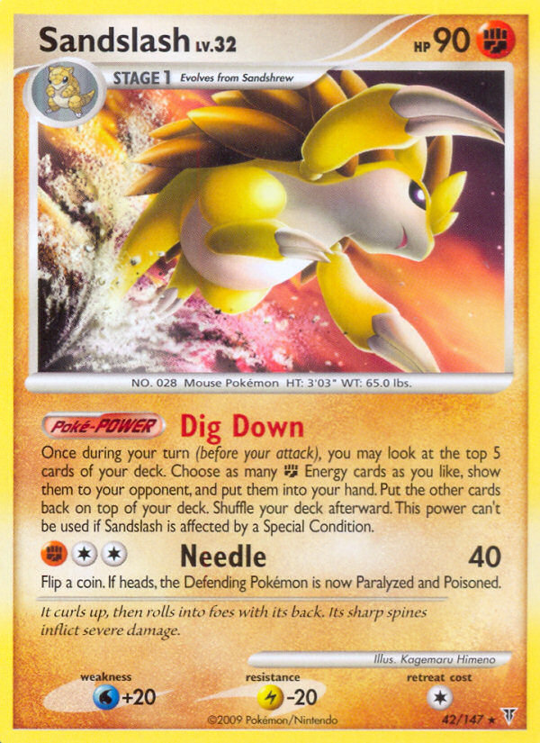 Sandslash (42/147) [Platinum: Supreme Victors] | Amazing Games TCG