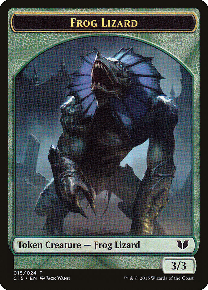 Frog Lizard Token [Commander 2015 Tokens] | Amazing Games TCG