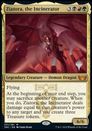Ziatora, the Incinerator (Promo Pack) [Streets of New Capenna Promos] | Amazing Games TCG