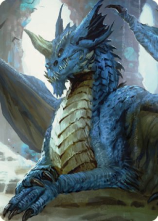 Young Blue Dragon Art Card [Commander Legends: Battle for Baldur's Gate Art Series] | Amazing Games TCG