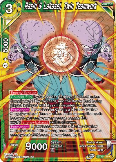 Rasin & Lakasei, Twin Teamwork [BT15-149] | Amazing Games TCG