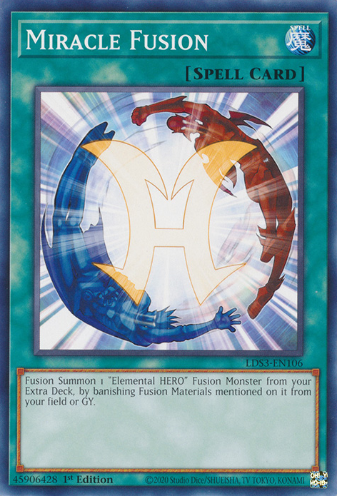 Miracle Fusion [LDS3-EN106] Common | Amazing Games TCG