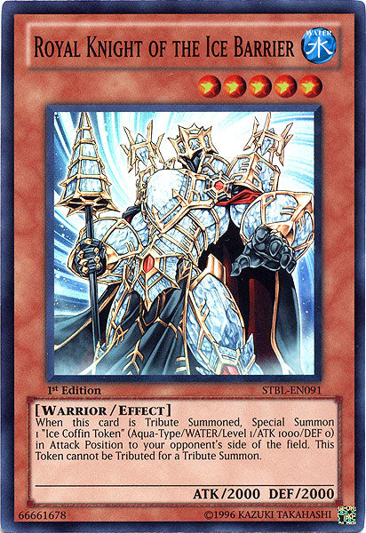 Royal Knight of the Ice Barrier [STBL-EN091] Super Rare | Amazing Games TCG