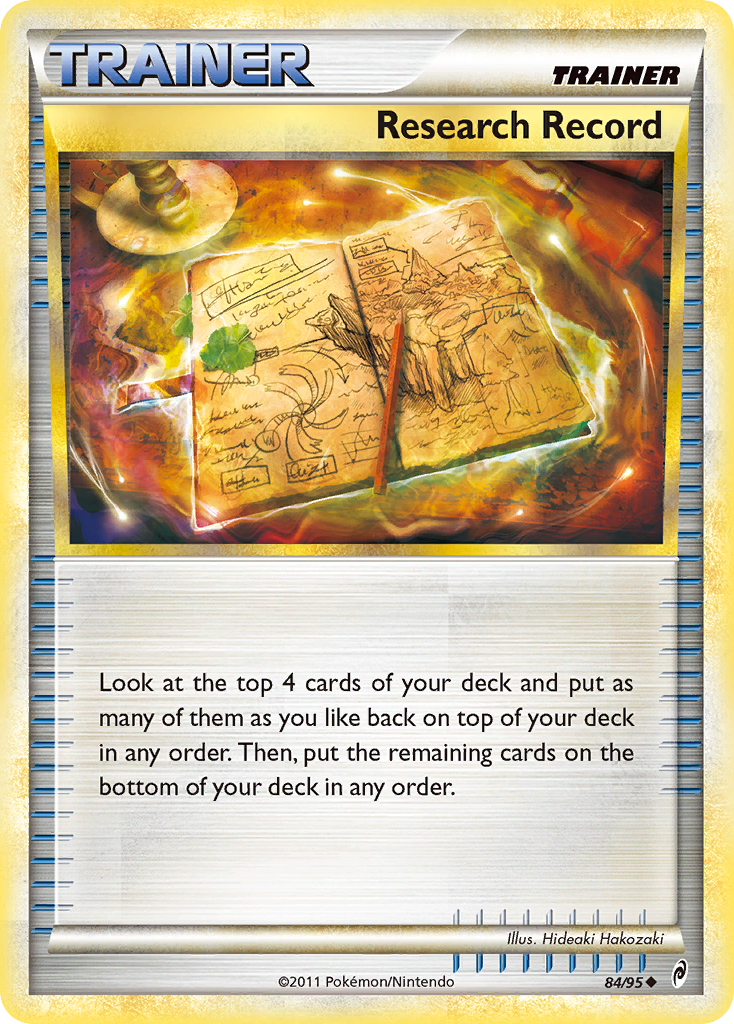 Research Record (84/95) [HeartGold & SoulSilver: Call of Legends] | Amazing Games TCG