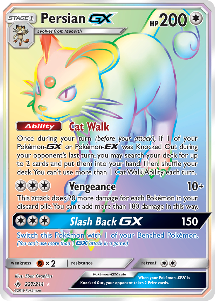 Persian GX (227/214) [Sun & Moon: Unbroken Bonds] | Amazing Games TCG