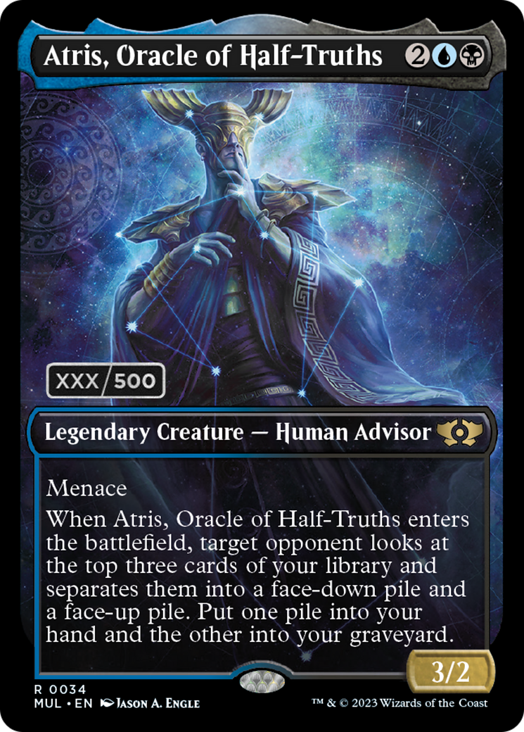 Atris, Oracle of Half-Truths (Serialized) [Multiverse Legends] | Amazing Games TCG