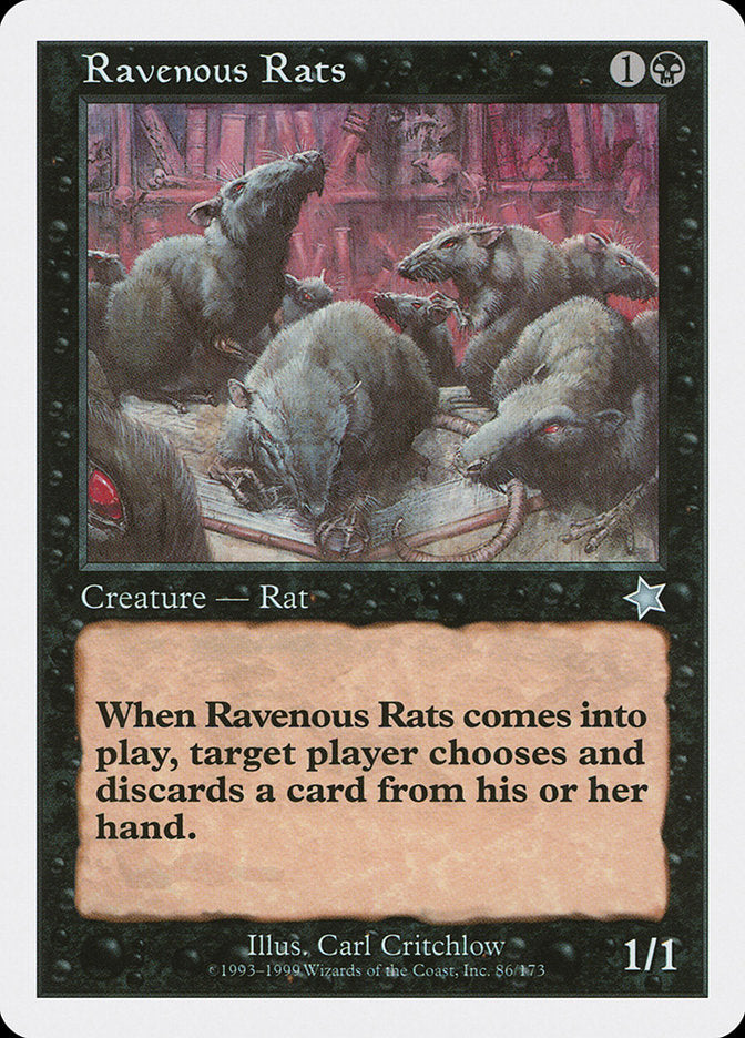 Ravenous Rats [Starter 1999] | Amazing Games TCG