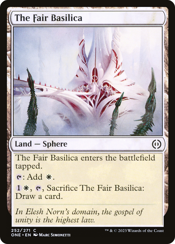 The Fair Basilica [Phyrexia: All Will Be One] | Amazing Games TCG