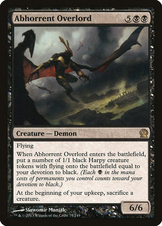 Abhorrent Overlord [Theros] | Amazing Games TCG