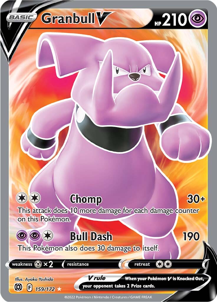 Granbull V (159/172) [Sword & Shield: Brilliant Stars] | Amazing Games TCG