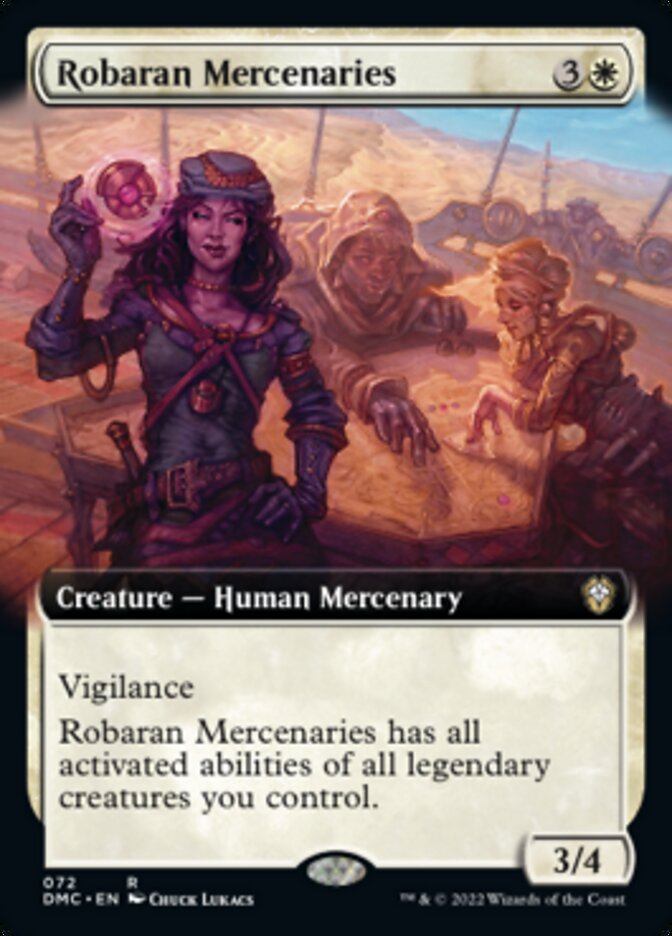 Robaran Mercenaries (Extended Art) [Dominaria United Commander] | Amazing Games TCG