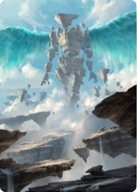 Celestial Colonnade Art Card [Zendikar Rising Art Series] | Amazing Games TCG