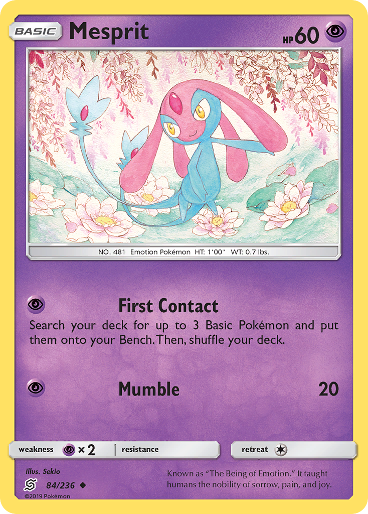 Mesprit (84/236) [Sun & Moon: Unified Minds] | Amazing Games TCG