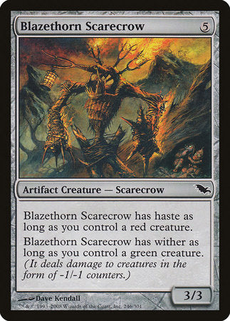 Blazethorn Scarecrow [Shadowmoor] | Amazing Games TCG