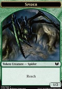 Spider // Wolf Double-Sided Token [Commander 2015 Tokens] | Amazing Games TCG