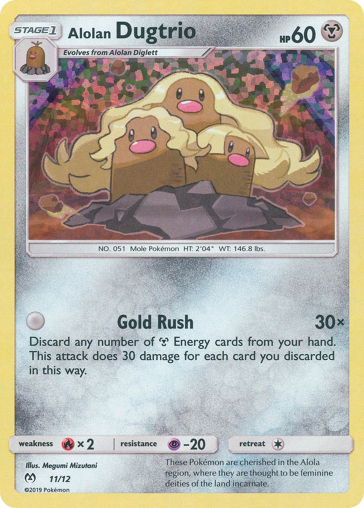 Alolan Dugtrio (11/12) [McDonald's Promos: 2019 Collection] | Amazing Games TCG