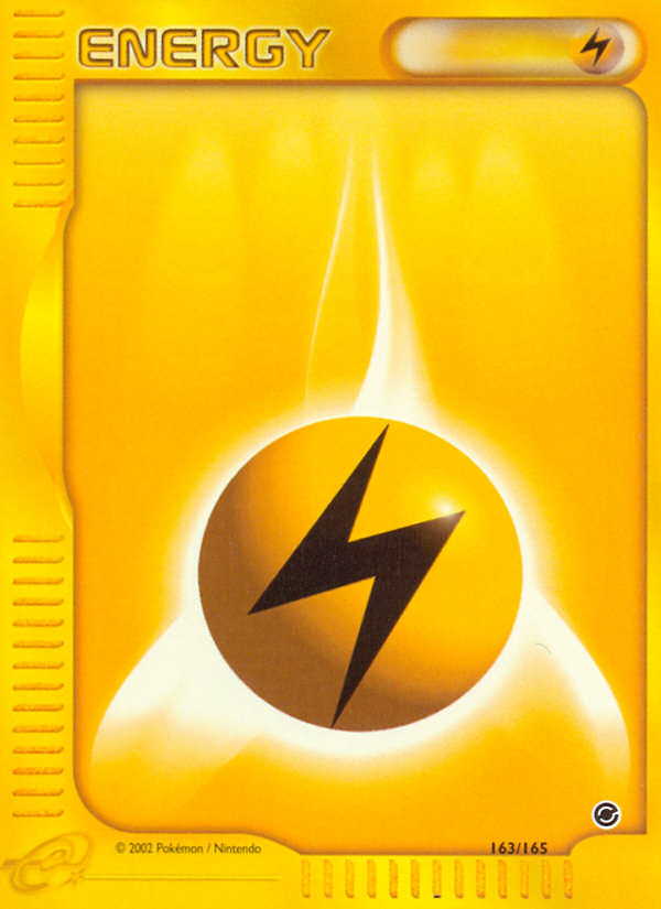 Lightning Energy (163/165) [Expedition: Base Set] | Amazing Games TCG