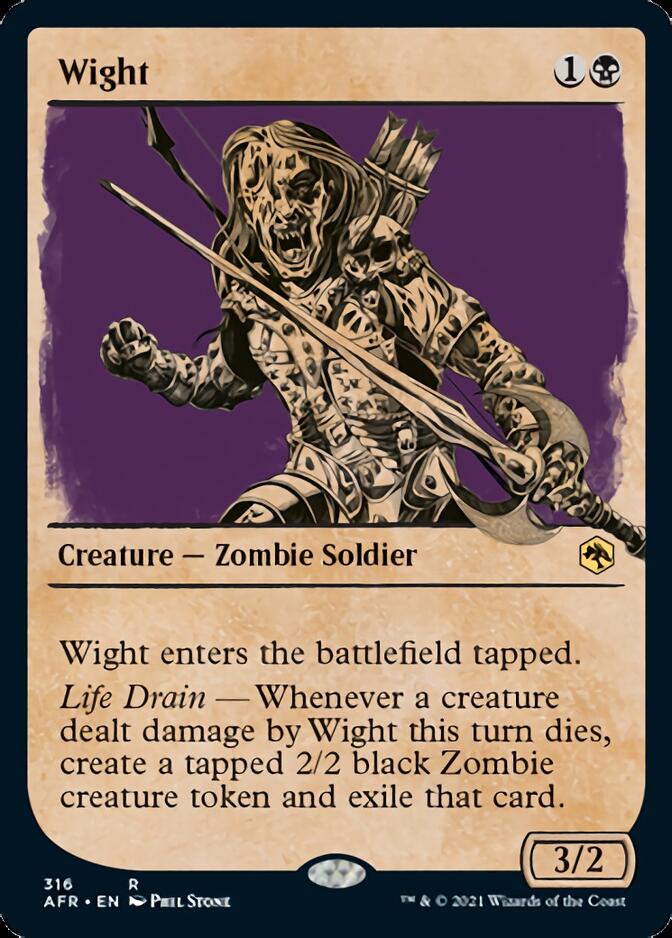 Wight (Showcase) [Dungeons & Dragons: Adventures in the Forgotten Realms] | Amazing Games TCG