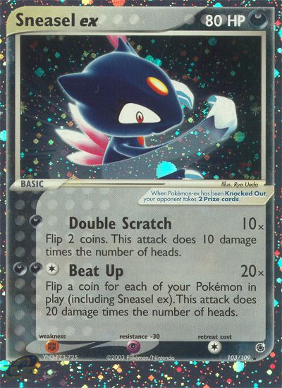 Sneasel ex (103/109) [EX: Ruby & Sapphire] | Amazing Games TCG