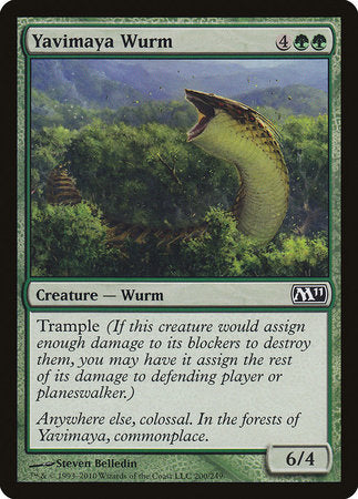 Yavimaya Wurm [Magic 2011] | Amazing Games TCG