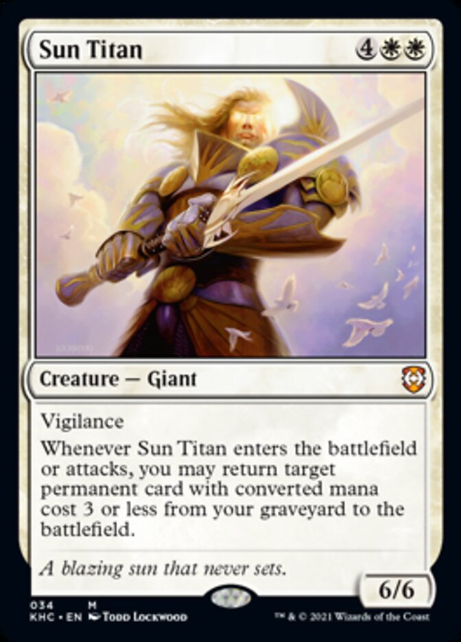 Sun Titan [Kaldheim Commander] | Amazing Games TCG