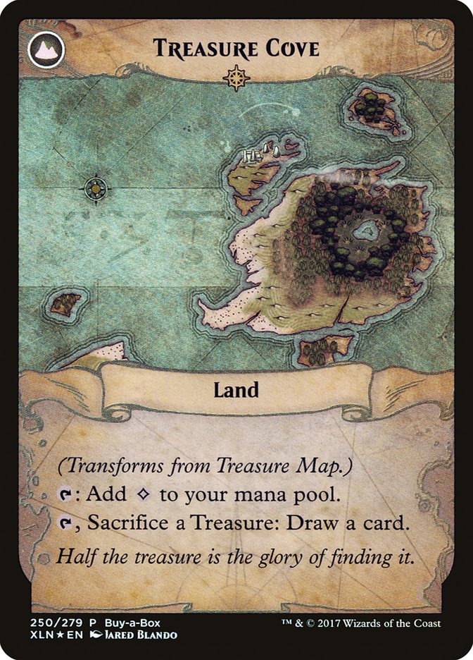 Treasure Map // Treasure Cove (Buy-A-Box) [Ixalan Treasure Chest] | Amazing Games TCG